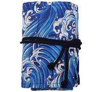 Wresetly - Estuche de lápices para niñas (72 agujeros), azul, 72 trous