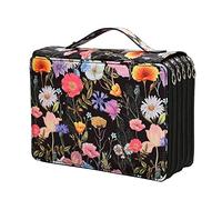 Wresetly Estuche organizador de con 250 ranuras con cremallera, capacidad para bolígrafos, para estudiantes o artistas, A, Color de la , moderno