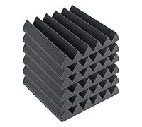 Wresetly Insonorización espuma paneles de pared azulejos estudio insonorización acolchado esquina espuma amortiguador sonido para estudio absorción aislamiento sonido