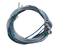 Wresetly Juego completo de cuerdas para violonchelo con núcleo de acero y aleación de bobinado de 4 cuerdas, accesorio de repuesto para instrumentos