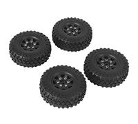 Wresetly Juego de 4 neumáticos de 49 x 18 mm para SCX24 90081 1/24 RC orugas coche actualización de piezas accesorios, 1