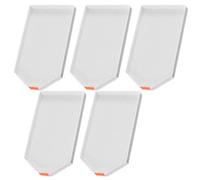 Wresetly Juego de 5 bandejas de plástico con cuentas de diamante y diamantes de imitación, para manualidades