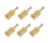 Wresetly - Juego de 6 serías de rodillos de puente Tremolo guitarra eléctrica para accesorios de guitarra Strat o Tele