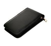 Wresetly K20 - Estuche de piel para 12 bolígrafos, Negro