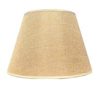 Wresetly Lámpara de mesa, accesorios E27, lámpara de noche de , lámpara de pared, lámpara de pie, pantalla de tela, diámetro inferior, 30 cm, color amarillo