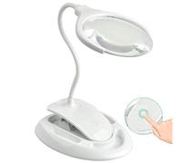 Wresetly Lupa de mano 3 x 8 x iluminada, Lentes de Aumento LED Recargables para Manualidades, Pasatiempos, Inspección, Lectura, Diseño de Joyas y más