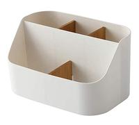 Wresetly Organizador de escritorio con mando a distancia, caja de maquillaje para casa y oficina