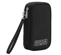 Wresetly Organizador ElectróNico, Organizador de Cables de Viaje Bolsa Accesorios para TeléFonos ElectróNicos PortáTiles Estuche MultifuncióN de Almacenamiento