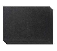 Wresetly - Panel acústico de 6 piezas, panel acústico para reducir el eco, decoración de pared, estudio de grabación en casa, algodón absorbente de sonido biselado