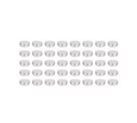 Wresetly Paquete de 40 Tornillo Latas de Aluminio Redondas Superiores Latas - Tapa de Tornillo de Aluminio Redondo Botella de Envase de
