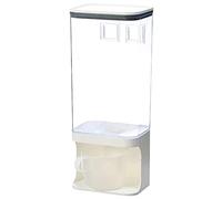 Wresetly Para alimentos secos, una pared, plástico transparente, para alimentos secos, 1500 ml