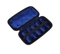 Wresetly para boquilla de saxofón con 6 ranuras, resistente a la abrasión, con bolsa de franela, accesorios portátil para saxofón