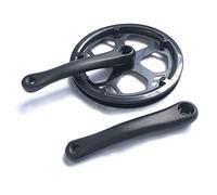 Wresetly - Pedalero de bicicleta plegable 48T agujero cuadrado 170mm pedalier CNC Piñón de pedalier de bicicleta