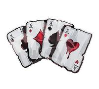 Wresetly Pegatinas, Divertido Poker Cuerpo Ventana Reflectante Pegatinas Calcomanías Decoraciones