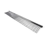 Wresetly Peine de macramé con flecos, de acero para cepillar a través del cabello , cordón de algodón de una sola hebra