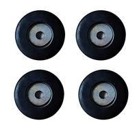Wresetly Pies de goma para compresor de aire, juego de almohadillas antivibraciones para los 4 pies