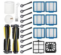 Wresetly Piezas de repuesto para cepillo lateral filtro HEPA para IQ RV1001AE RV1000 RV10101 Accesorios de aspiradora