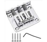 Wresetly Piezas Regulables de Guitarra de Cubierta de Cordal de Guitarra de 3 Cordas, Accesorios De Instrumentos Musicales, Plata