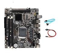Wresetly Placa base H55 LGA1156 Soporta I3 530 I5 760 Series CPU DDR3 Memoria Placa base de computadora con cable +Cable Switch