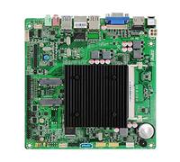 Wresetly Placa base industrial J1900 ITX J1900 CPU DDR3-1600MHZ Ranura de doble canal 64Mbit Placa base industrial en