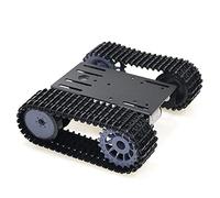 Wresetly Plataforma de Robot Rastreador de Orugas Rastreado Chasis de Carro Tanque Inteligente Motor DC 12V para Bricolaje para T101-P / TP101