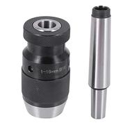 Wresetly Portabrocas sin llave 0,2-16 mm B18 + MT3 DIN228A Morse Cónico