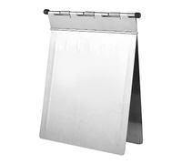 Wresetly Portapapeles de metal A4 de acero inoxidable para pacientes, carpeta para oficina, escuela, enseñar, , enfermera