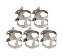 Wresetly - Punta de clarinete de metal, con ajuste de doble tornillo para saxofón de gama media