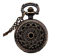 Wresetly Relojes Vintage 31,5 pulgadas Cadena de bolsillo antiguo reloj de moda -Cobweb, marrón