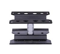 Wresetly Reparación de banco de metal para coche RC, rotación de 360 grados para modelos en 1/8 1/10 1/12 1/16, color negro