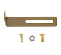 Wresetly - Soporte de fijación para guitarra eléctrica con tornillos y tuercas de color dorado