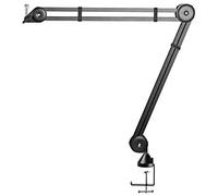 Wresetly Soporte universal de micrófono de alto rendimiento ajustable para brazo de tijeras para grabación de voz