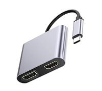 Wresetly Tipo-C a Distribuidor USB3.1 HD 4K Puerto Pantalla Simultánea Tipo-C Cuatro en HUB Línea de Asamblea
