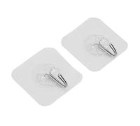 Wresetly Transparente ventosa ventosa gancho de pared percha para cocina baño casa (2)