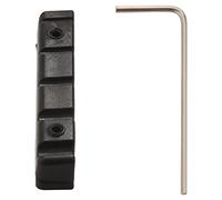 Wresetly Tuerca ajustable ranurada para guitarra de 5 cuerdas, color negro