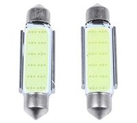 Wresetly Un par Doble Punta COB C5W 12 LED luz de Placa de matricula 41MM