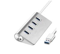 Wresetly USB 3.0 HUB 4 puertos 5Gbps adaptador de corriente de alta velocidad USB 2.0 Hub USB HUB divisor USB para adaptador de computadora portátil accesorios de computadora