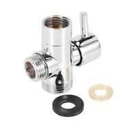 Wresetly Válvula de conmutación de 3 vías SOLID para de ducha IPS, pieza de repuesto para de ducha IPS, cobre cromado