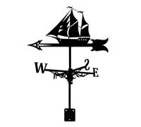 Wresetly Veleta para veleros - Bandera retro para veleros, indicador de dirección del viento para el techo al aire libre