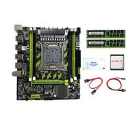Wresetly X79G LGA2011 4XDDR3 Slot M.2 PCI-E X16 USB SATA3.0 Placa base + CPU E5 2670 V2 + RAM DDR3 2X4G + cable de interruptor+grasa térmica