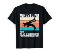 Wrestler Wrestle Wrestling The Art of Folding Clothes Camiseta