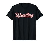 Wrestling Athlete Combat Sports Vintage Varsity Distressed Camiseta