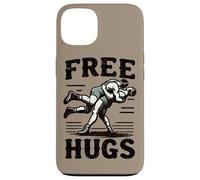 Wrestling Power Takedown Funny Free Hugs Cita Pro Wrestler Carcasa para iPhone 13