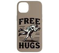 Wrestling Power Takedown Funny Free Hugs Cita Pro Wrestler Carcasa para iPhone 14 Plus