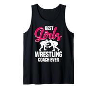 Wrestling Trainer Wrestler Mejor Entrenador de Lucha Libre de Chicas Camiseta sin Mangas