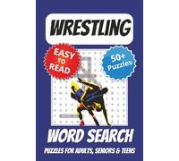 Wrestling Word Search Puzzle Book: Wrestling Themed Word Searches with Easy to Read Print | 6x9 inches, 110 pages | 50+ Puzzles