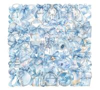 WREWING Paquete de 100 calcomanías de fantasía | Impermeable y 7 temas PET calcomanías | Decoración para laptop, botella de agua, maleta (cuentos de hadas rosas)