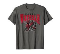 Wrexham arqueado sobre un dragón feroz para luces desgastadas Camiseta