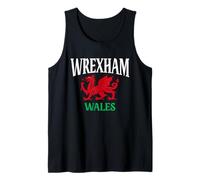 Wrexham Gales Cymru Bandera de dragón galés Wrexham City Love Camiseta sin Mangas