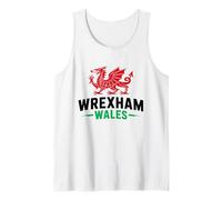 Wrexham Gales Cymru Bandera de dragón galés Wrexham City Love Camiseta sin Mangas